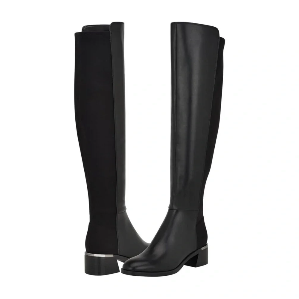 Calvin Klein Jotty Over-The-Knee Boot 7.5M Black